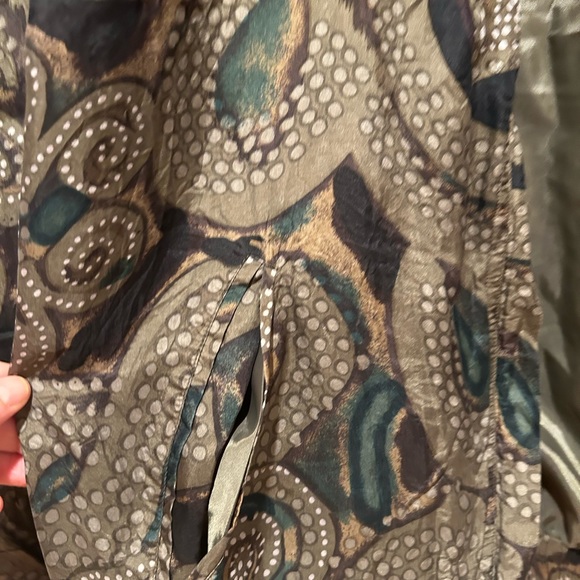 EVR vintage silk bomber with zipper - Picture 6 of 8
